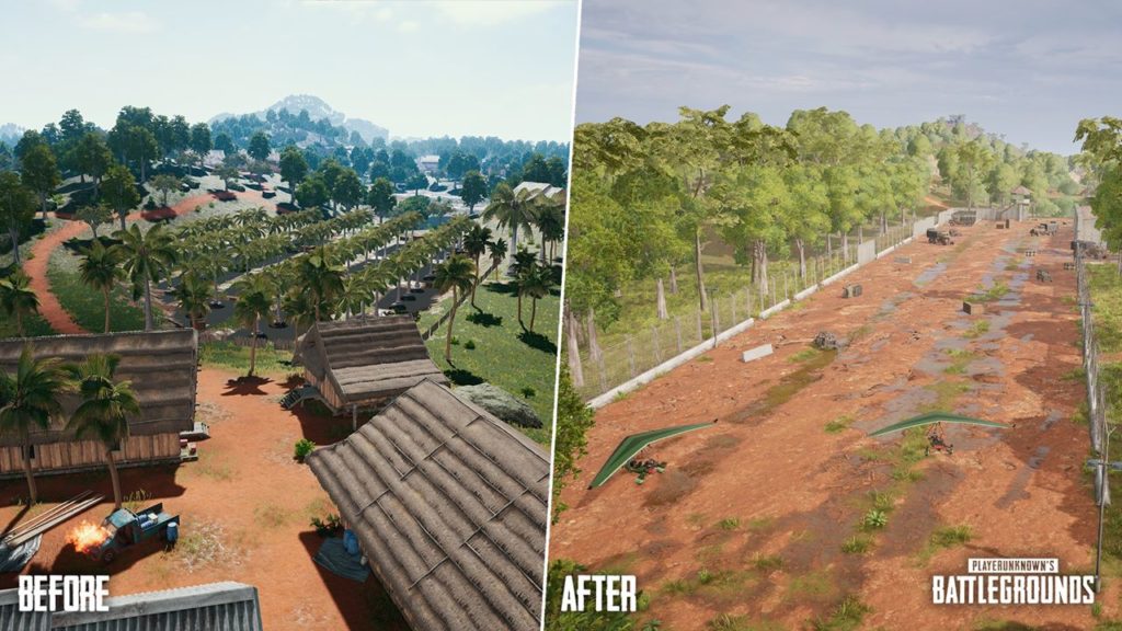 PUBG, Sanhok, sân bay