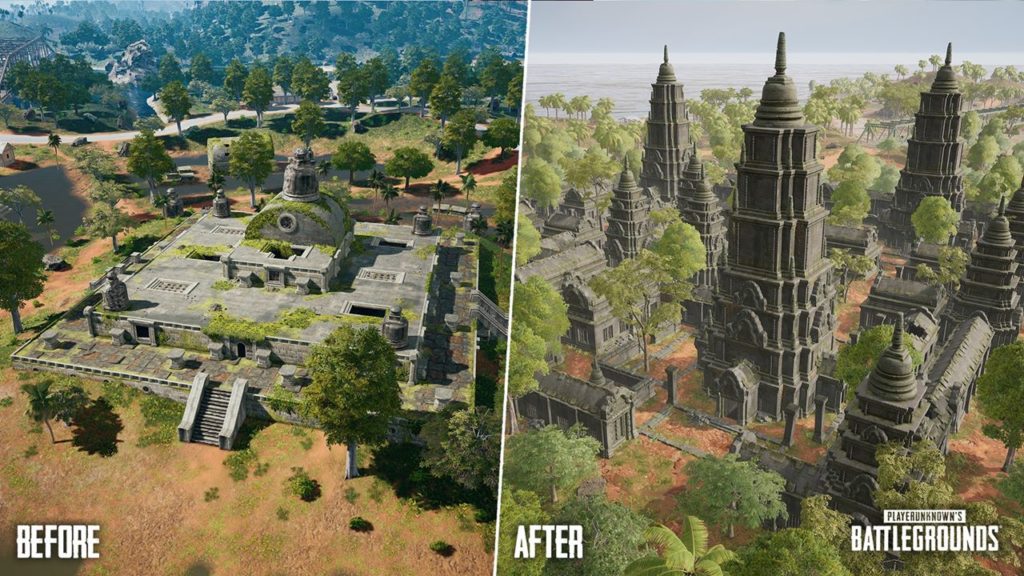 PUBG, Sanhok, ruins