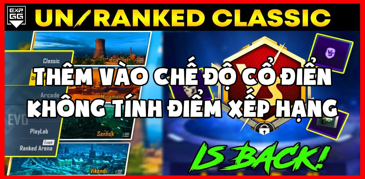 unranked classic pubg mobile