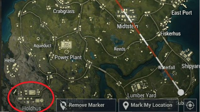 PUBG Moible, Livik, địa điểm 