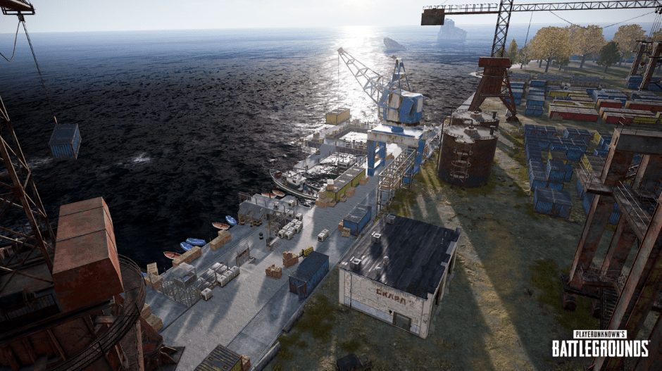 PUBG, update 8.2, cập nhật, súng mới, vũ khí mới, Bến cảng Erangel