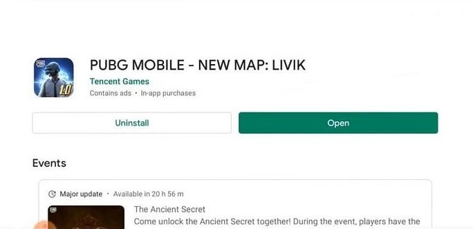 PUBG Mobile, cập nhật, update, rò rỉ, Erangel, 1.0.0,