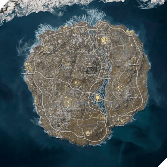 PUBG, bản đồ, Vikendi