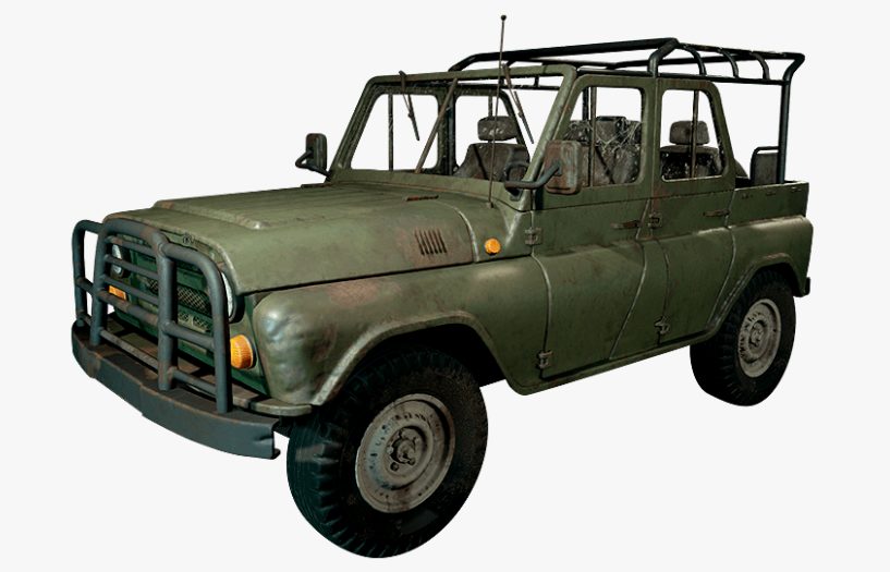 pubg mobile, item trong PUBG, xe, phương tiện