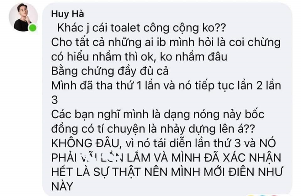 Hà Tiều Phu tố cáo bạn gái