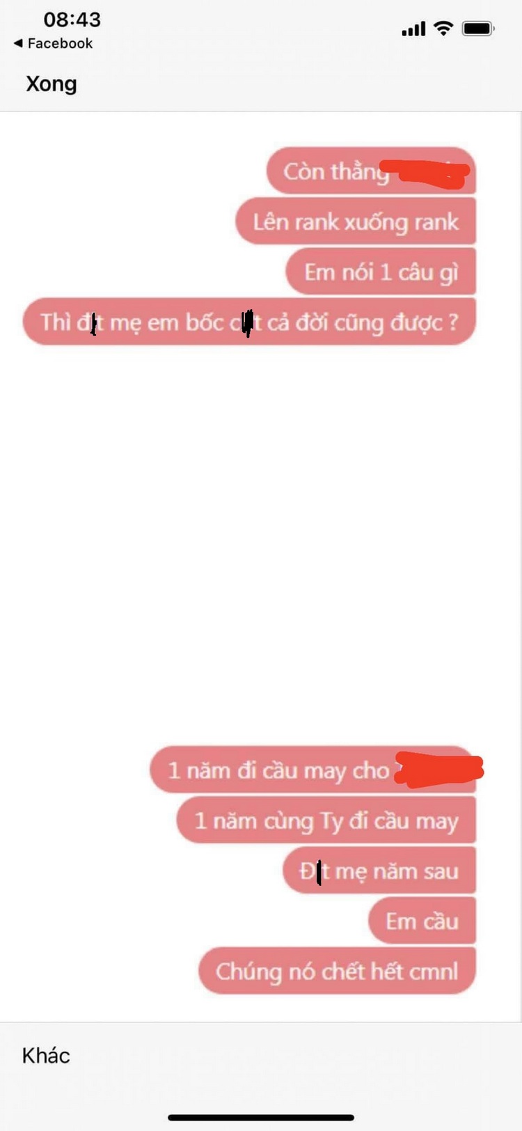 Rủa xả người khác