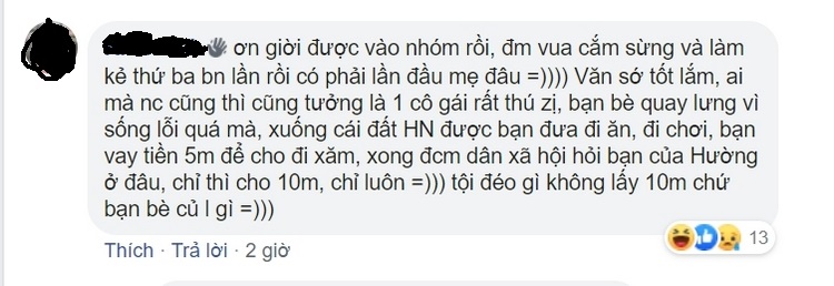 Người quen vào bóc phốt