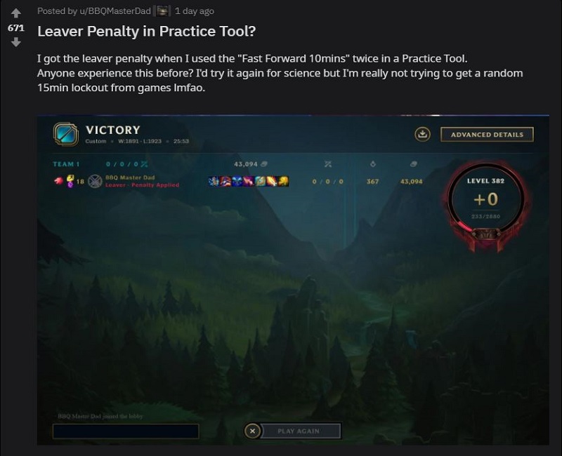 LMHT: Riot xử phạt người chơi vì tập luyện trong phòng tập