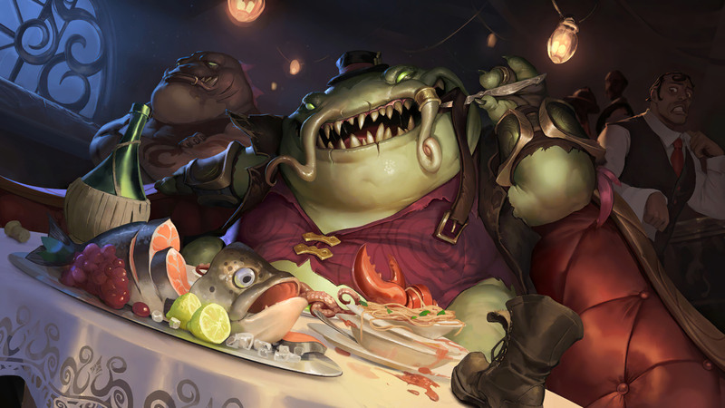 Urgot vẫn tái kích hoạt chiêu cuối trong bụng Tahm Kench