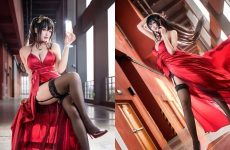Bỏng mắt với hàng loạt ảnh cosplay nàng Taihou trong game mobile Azur Lane