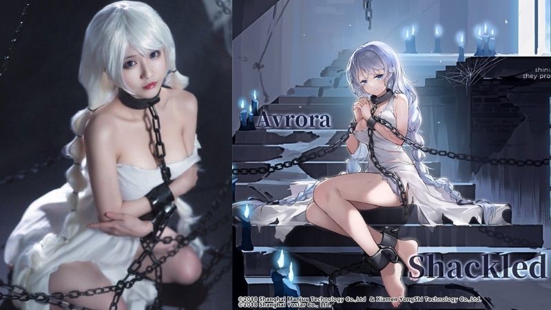 Loạt ảnh cosplay nàng Avrora trong Azur Lane phiên bản nữ tù nhân bị giam giữ