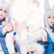 Bộ ảnh cosplay nhân vật Shinano trong Azur Lane với trang phục dạ hội khoe vòng 1 hờ hững