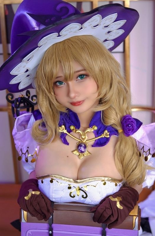 Bộ ảnh cosplay Lisa trong Genshin Impact phiên bản tâm hồn to đẹp