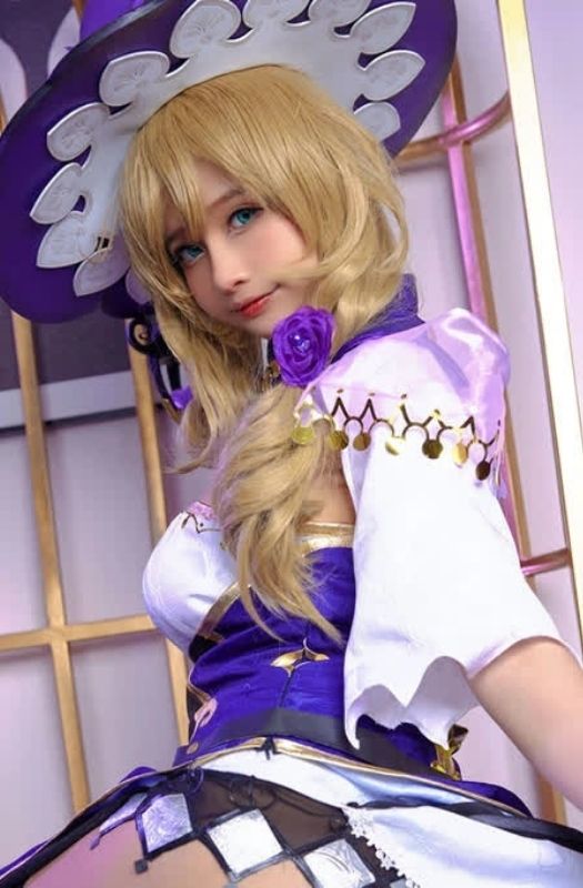 Bộ ảnh cosplay Lisa trong Genshin Impact phiên bản tâm hồn to đẹp