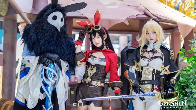 Bộ ảnh cosplay các nhân vật cực dễ thương trong Genshin Impact