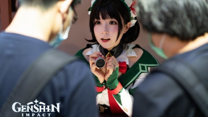 Bộ ảnh cosplay các nhân vật cực dễ thương trong Genshin Impact