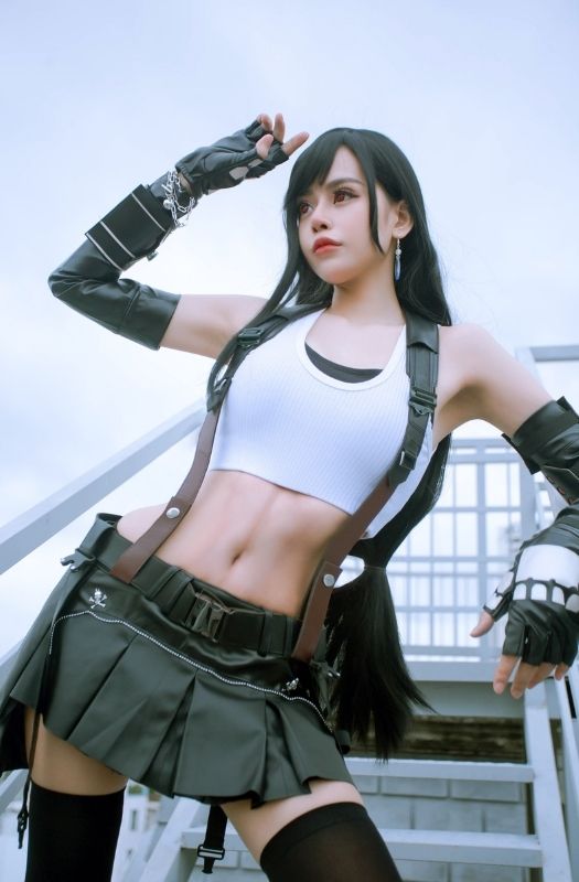 Bộ ảnh cosplay mỹ nhân Tifa với ngoại hình đầy nóng bỏng trong Final Fantasy