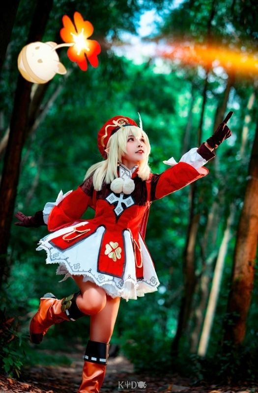 Bộ ảnh cosplay nhân vật Klee trong Genshin Impact
