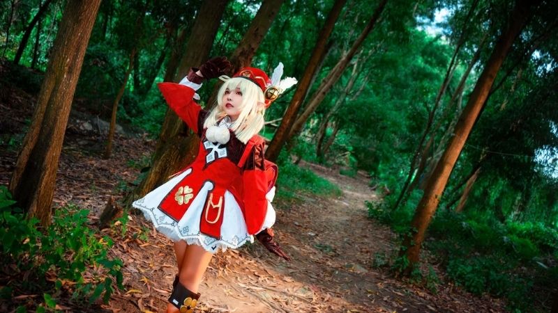 Bộ ảnh cosplay nhân vật Klee trong Genshin Impact