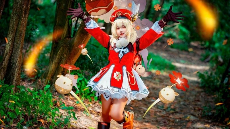 Bộ ảnh cosplay nhân vật Klee trong Genshin Impact