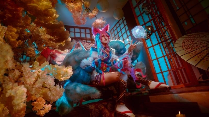 Loạt ảnh cosplay Ahri Chiêu Hồn Thiên Hồ