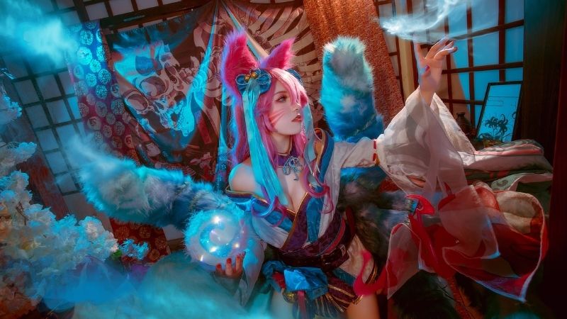 Loạt ảnh cosplay Ahri Chiêu Hồn Thiên Hồ