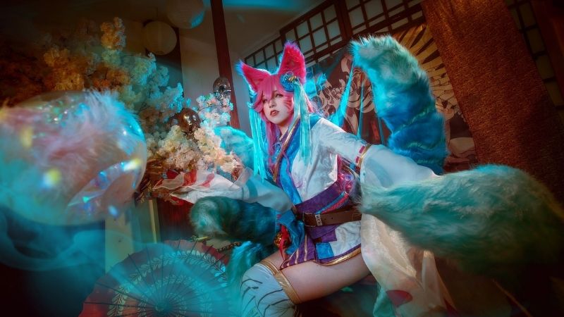 Loạt ảnh cosplay Ahri Chiêu Hồn Thiên Hồ
