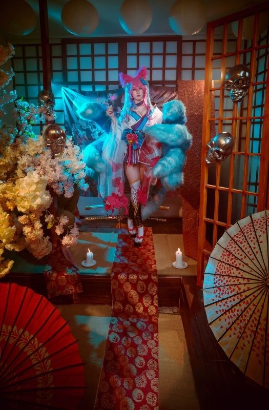 Loạt ảnh cosplay Ahri Chiêu Hồn Thiên Hồ