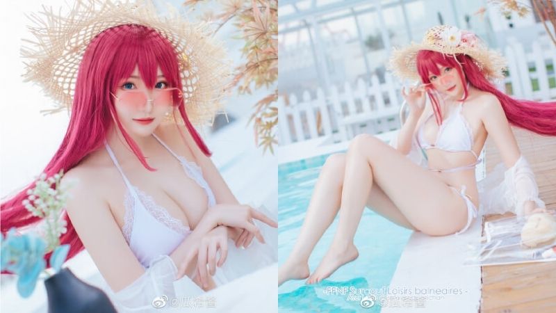 Bộ ảnh cosplay nàng Surcouf siêu quyến rũ trong Azur Lane