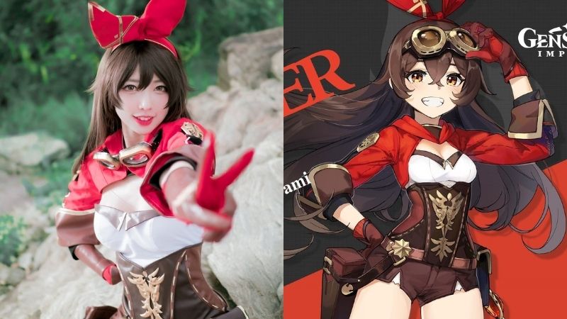 Tan chảy với loạt ảnh cosplay nhân vật Amber xinh tựa thiên thần trong Genshin Impact