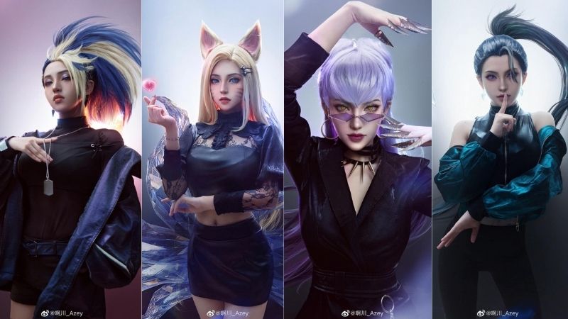 Bộ ảnh cosplay nhóm nhạc K/DA nhan sắc tuyệt đỉnh tựa thiên thần trong Liên Minh Huyền Thoại