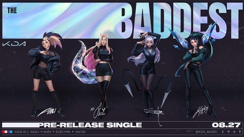 Bộ ảnh cosplay 4 thành viên trong ban nhạc K/DA trong LMHT