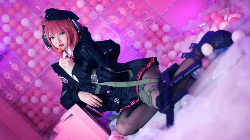 Bộ ảnh cosplay nhân vật MP7 gợi cảm trong Girls' Frontline