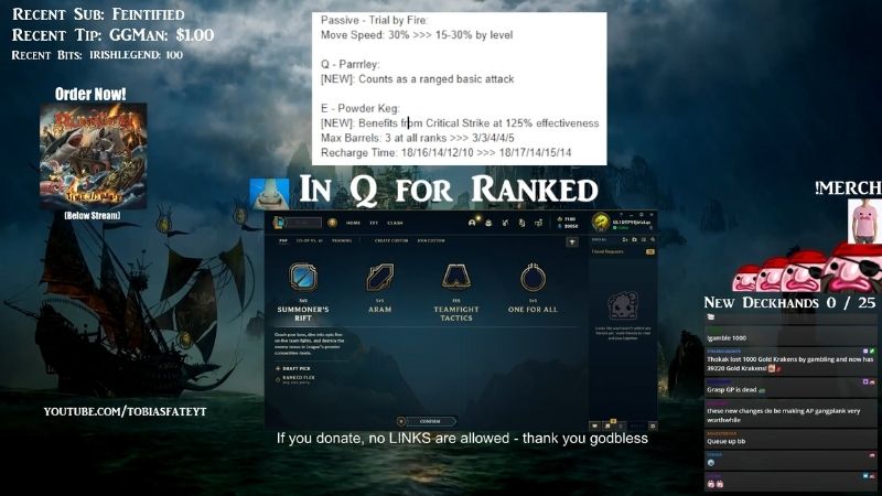 Tobias Fate cho rằng Riot Games đã nerf Gangplank quá mạnh tay