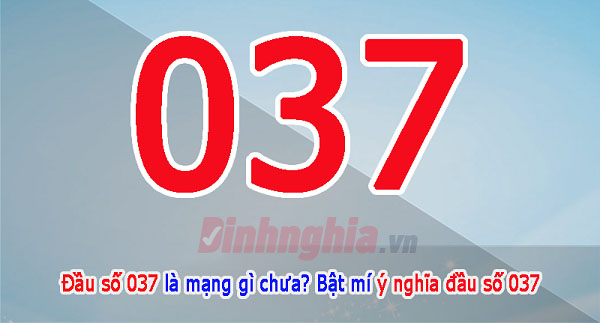 037 là mạng gì