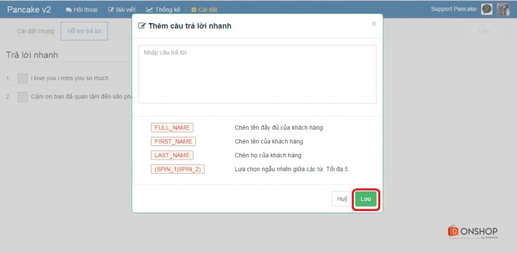 Pancake Facebook là gì? Hướng dẫn sử dụng Pancake v2 - Onshop