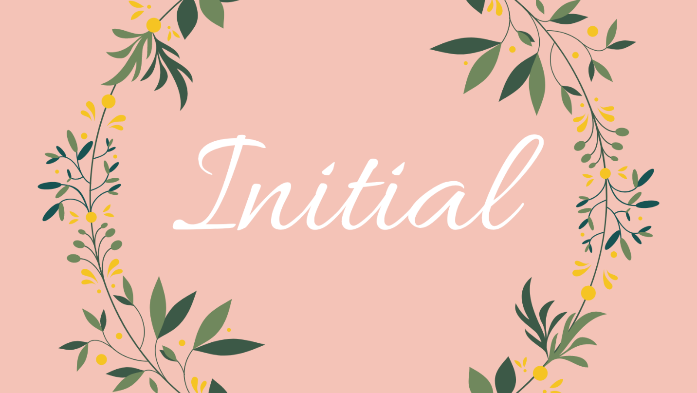 Initial nghĩa là gì: Định nghĩa, Ví dụ