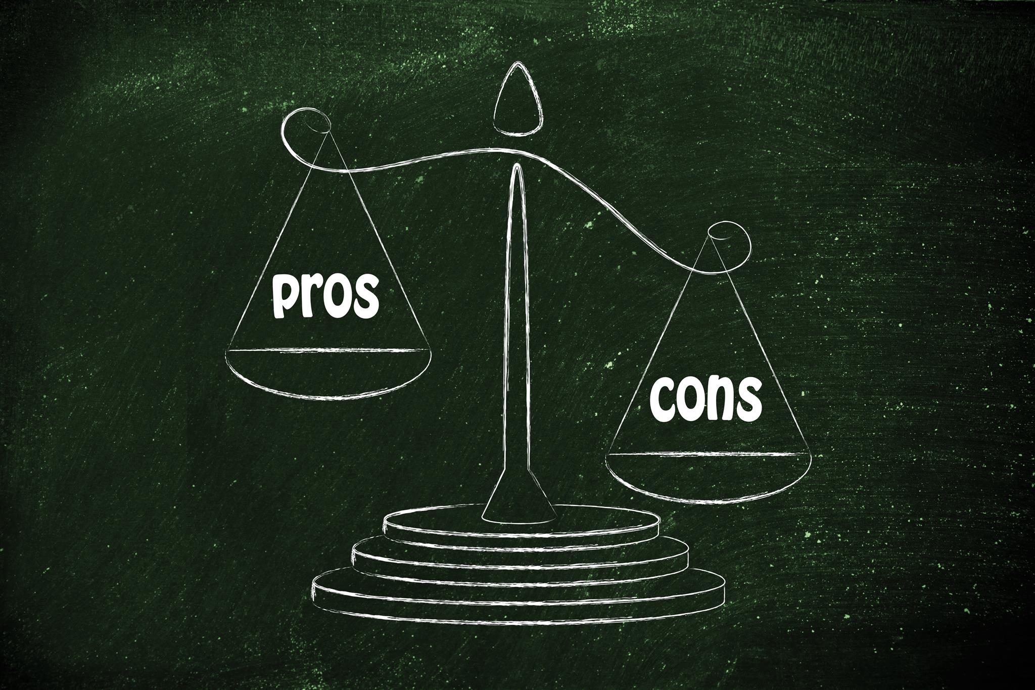 Pros and Cons là gì và cấu trúc cụm từ Pros and Cons trong câu Tiếng Anh