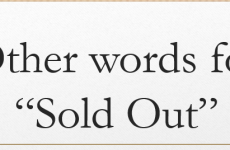 sold out là gì