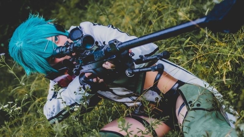 Bộ ảnh cosplay nhân vật Sinon siêu ngầu trong Sword Art Online