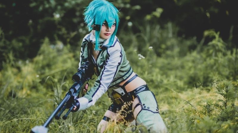 Bộ ảnh cosplay nhân vật Sinon siêu ngầu trong Sword Art Online