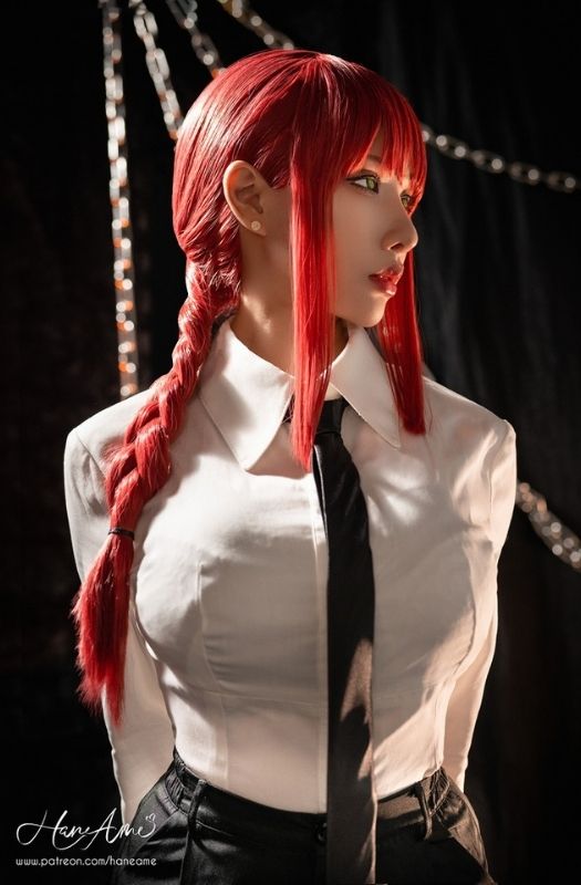 Bộ ảnh cosplay mỹ nữ phản diện Makima trong Chainsaw Man