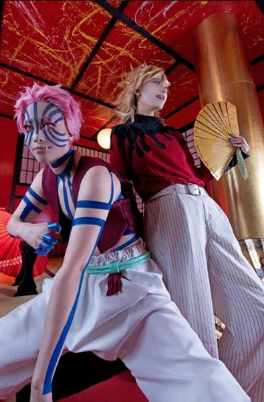Bộ ảnh cosplay nhân vật Thượng Huyền Nhị Douma trong Kimetsu no Yaiba