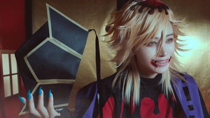 Bộ ảnh cosplay nhân vật Thượng Huyền Nhị Douma trong Kimetsu no Yaiba