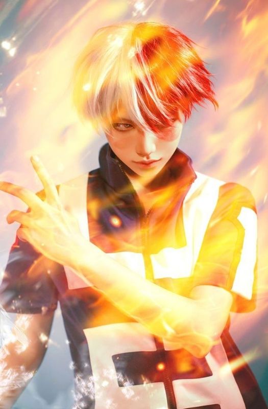 Bộ ảnh cosplay nhân vật Todoroki Shouto cực ngầu trong My Hero Academia