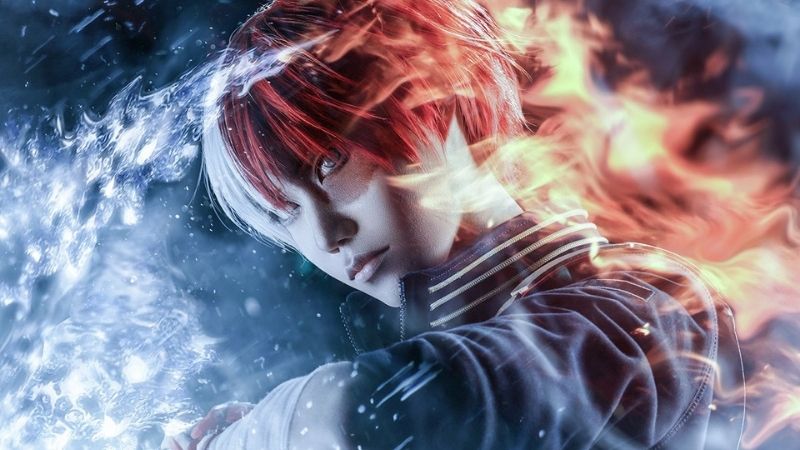 Bộ ảnh cosplay nhân vật Todoroki Shouto cực ngầu trong My Hero Academia