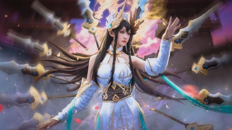 Bộ ảnh cosplay nhân vật Irelia Tiên Kiếm đẹp lung linh và vô cùng chân thật