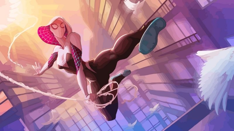 Bộ ảnh cosplay trang phục Spider-Gwen trong vũ trụ Spider-Man