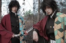 Loạt ảnh cosplay Thủy Trụ Giyuu trong Kimetsu no Yaiba phiên bản soái ca bước ra đời thực