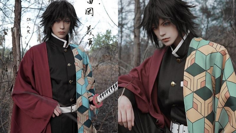 Loạt ảnh cosplay Thủy Trụ Giyuu trong Kimetsu no Yaiba phiên bản soái ca bước ra đời thực